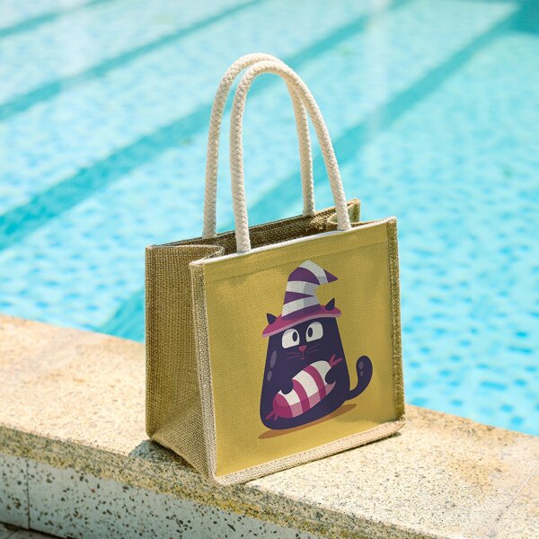 

Halloween Graphic Square Bag, Multicolor