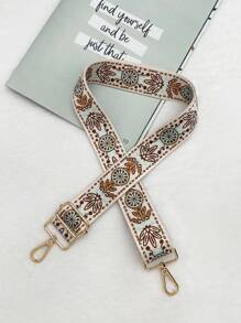 Colourblock Plant Graphic Bag Strap - Multicolor - View 2