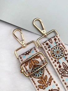 Colourblock Plant Graphic Bag Strap - Multicolor - View 4