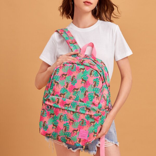 

Animal & Plant Functional Backpack, Multicolor