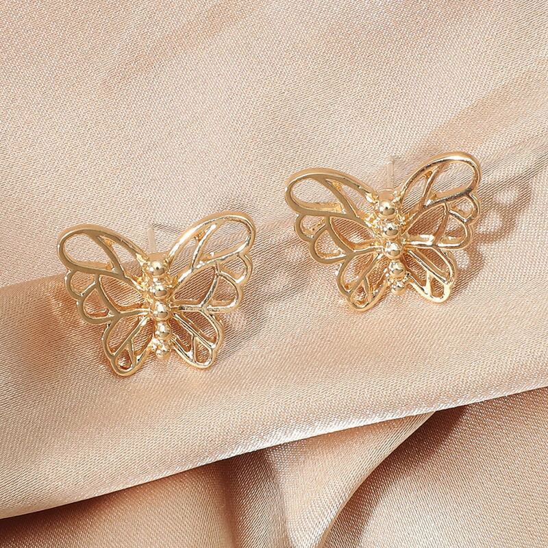 

Butterfly Decor Earrings, Gold
