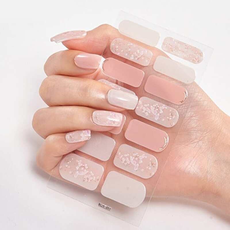 

1sheet Nail Art Sticker & 1pc Nail File, Multicolor