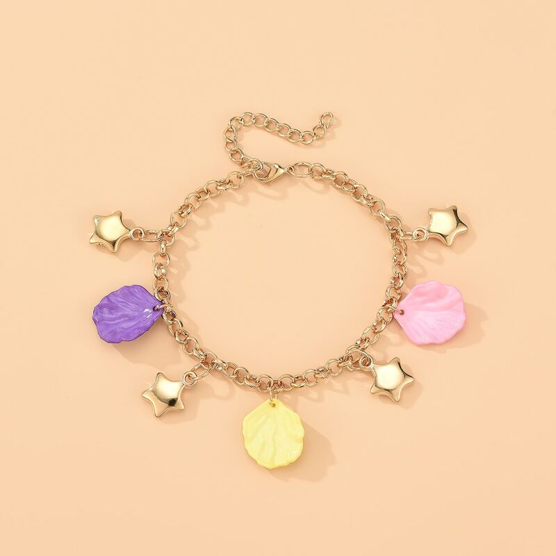 

Shell Decor Chain Anklet, Multicolor