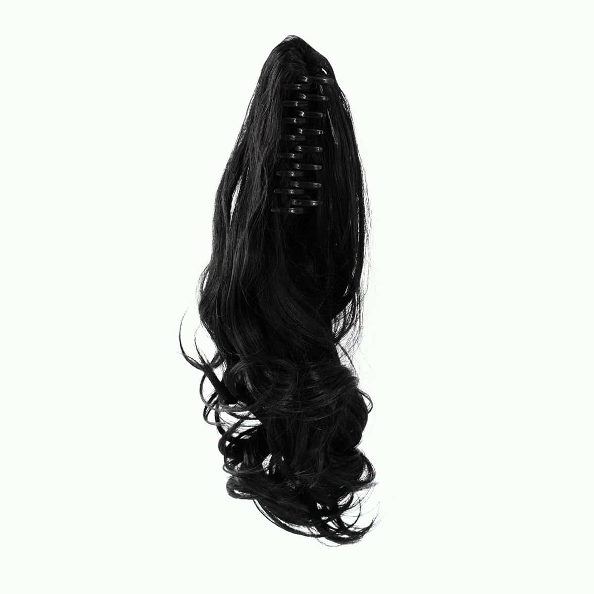 

Long Curly Ponytail Hair Extension, Black