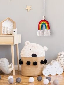 1 件编织彩虹壁挂，流苏装饰彩虹挂饰，适用于家居装饰、家居装饰、房间装饰、墙壁装饰 - 彩色 - 查看 4