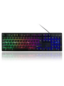Luminous Wired Gaming Keyboard - Black - View 1