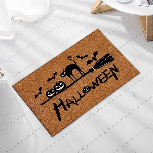 

Halloween Pattern Floor Mat, Multicolor