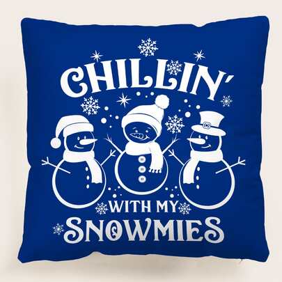 Christmas Print Cushion Cover Without Filler
