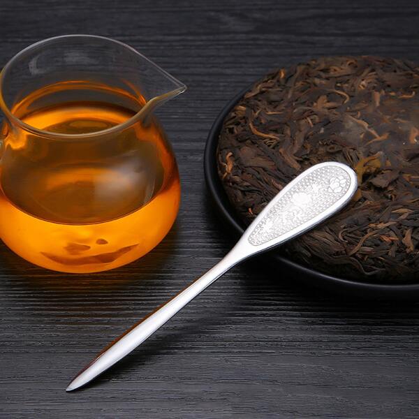 

1pc Stainless Steel Tea Leaf Tool, Silver