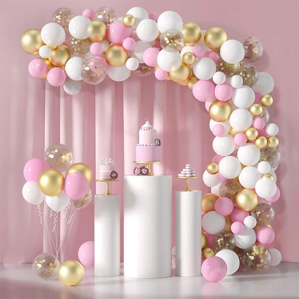 

138pcs Party Balloon Garland Set, Multicolor