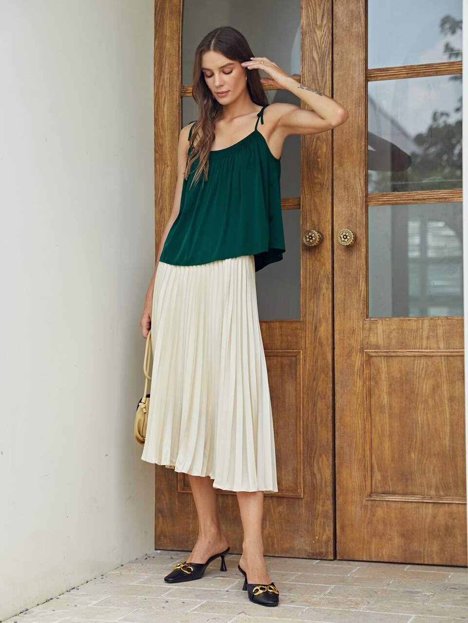 MOTF SILK FLOWY CAMI TOP