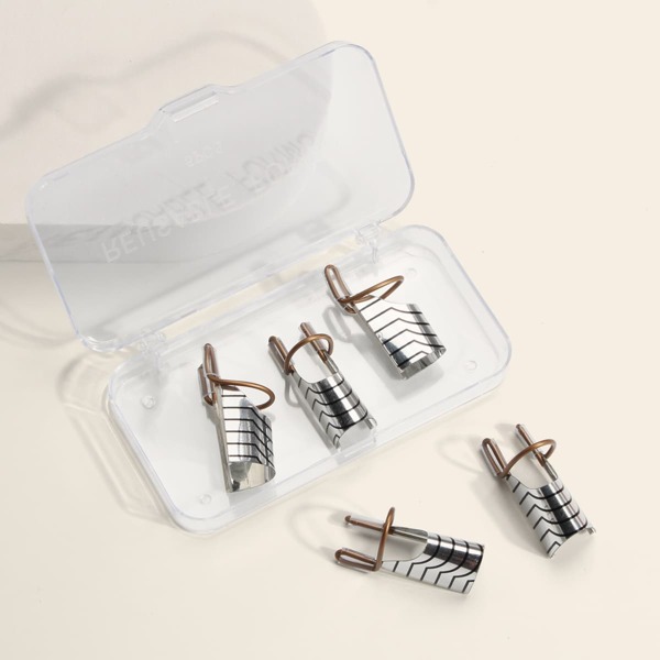 

5pcs Nail Extension Guide Tool, Silver