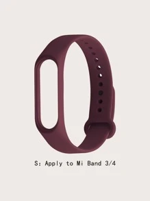 小米2合1矽膠錶帶和錶殼 - 酒紅色 - 查看 4