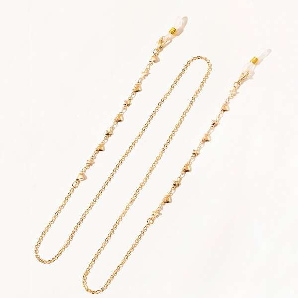

Star Decor Glasses Chain, Gold