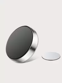 桌面磁汽車手機支架 - 銀色 - 查看 1