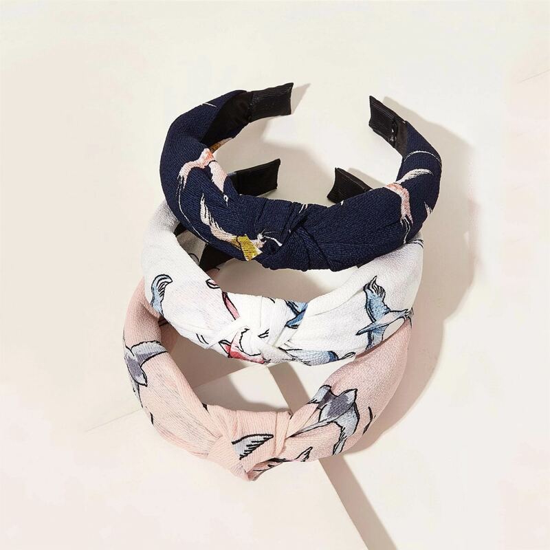 

3pcs Bird Graphic Hair Hoop, Multicolor