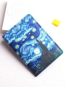 Sky Graphic Passport Holder Passport Cover Passport Case Passport Wallet Passport Bag Passport Pouch for Travel Flight for Flight for Back to School for Men and Women Travel Essentials Travel Accessories vacation accessories for holiday season - Multicolor - View 1