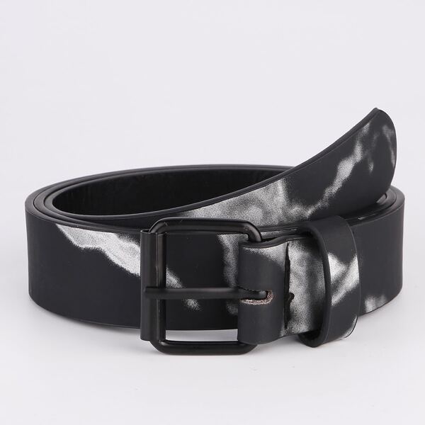 

Square Buckle Belt, Black