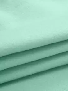 INAWLY 袋鼠口袋保暖抽繩連帽衫和運動褲 - 薄荷綠 - 查看 5