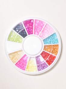 Transforma tus uñas con decoración de uñas 3D, 1 pieza de decoración de uñas de color perla sintética para mujeres y niñas