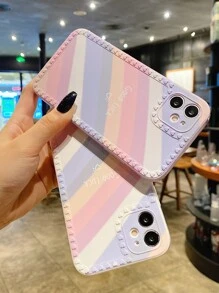 Ốp điện thoại sọc khối màu tương thích với iPhone 11,IPhone 13,IPhone 14 Pro Max - Nhiều màu - Xem 3