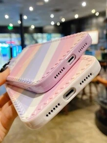 Ốp điện thoại sọc khối màu tương thích với iPhone 11,IPhone 13,IPhone 14 Pro Max - Nhiều màu - Xem 4