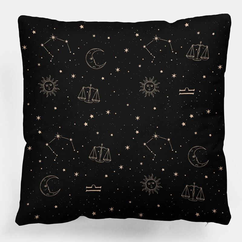 

Star Print Cushion Cover Without Filler, Multicolor