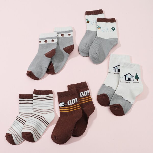 

Toddler Boys Striped Socks, Multicolor