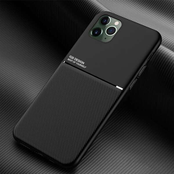 

Letter Graphic Magnetic Phone Case, Black
