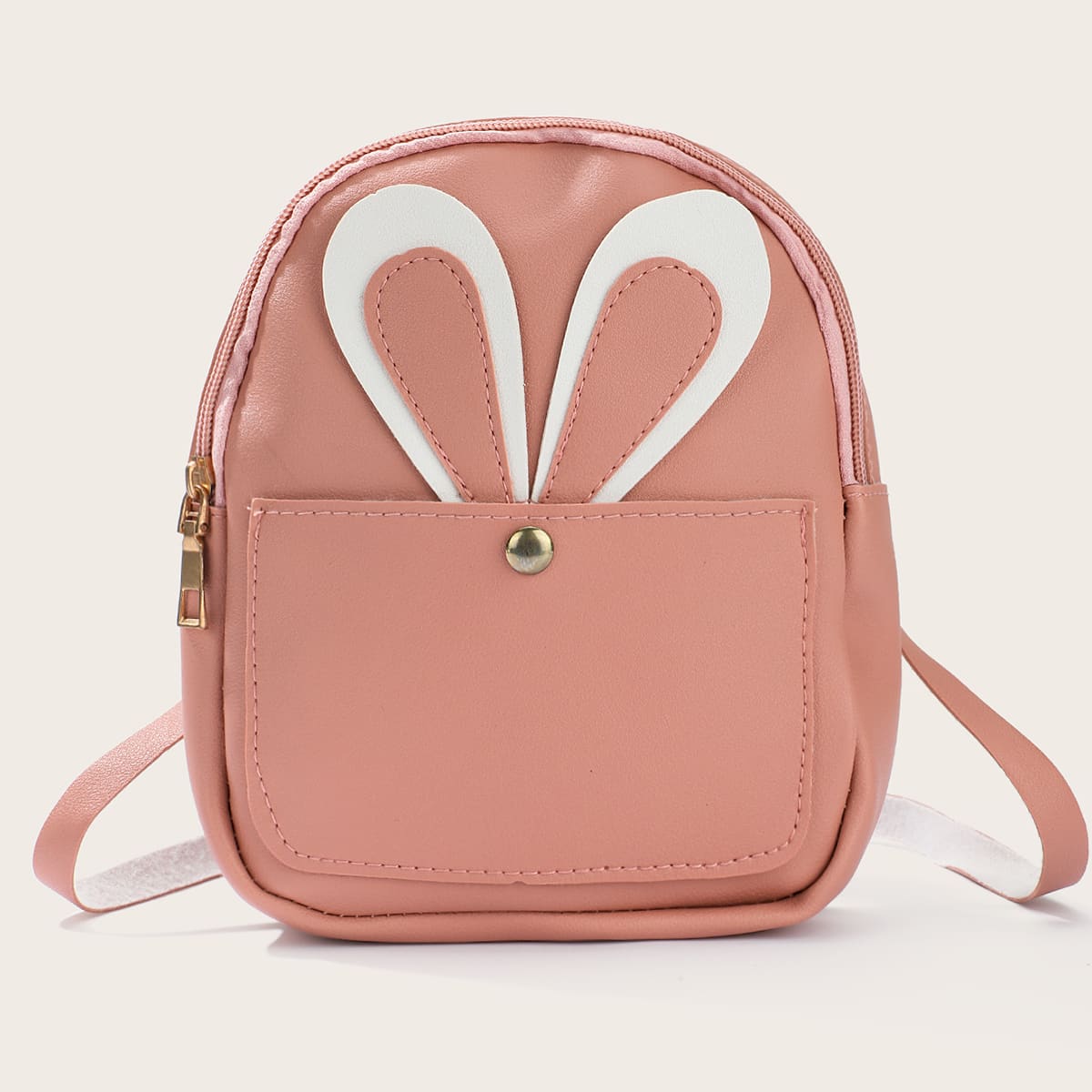 

Ear Graphic Backpack, Pink