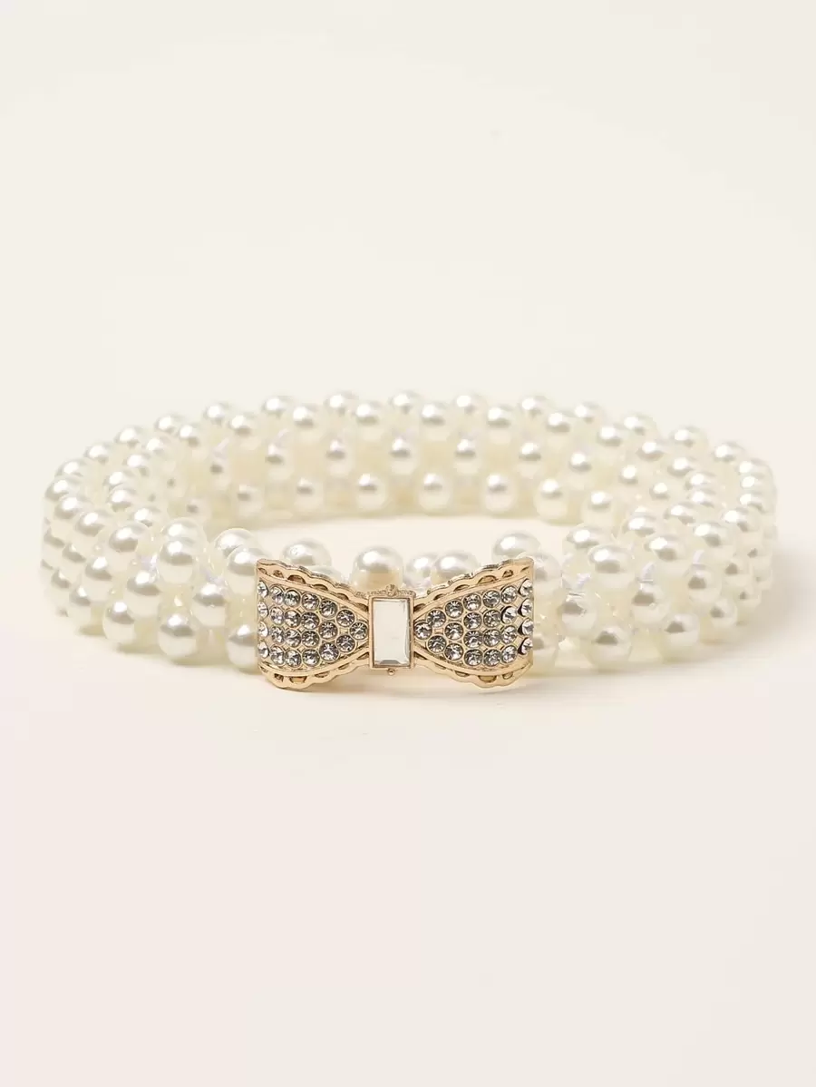 Faux Pearl Belt Elegant Valentine's Day Fall, Autumn, Halloween