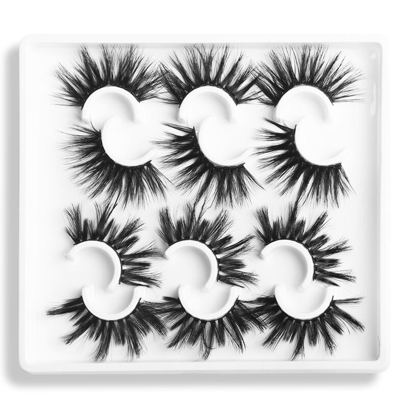 

6pairs Halloween Fake Eyelashes, Black