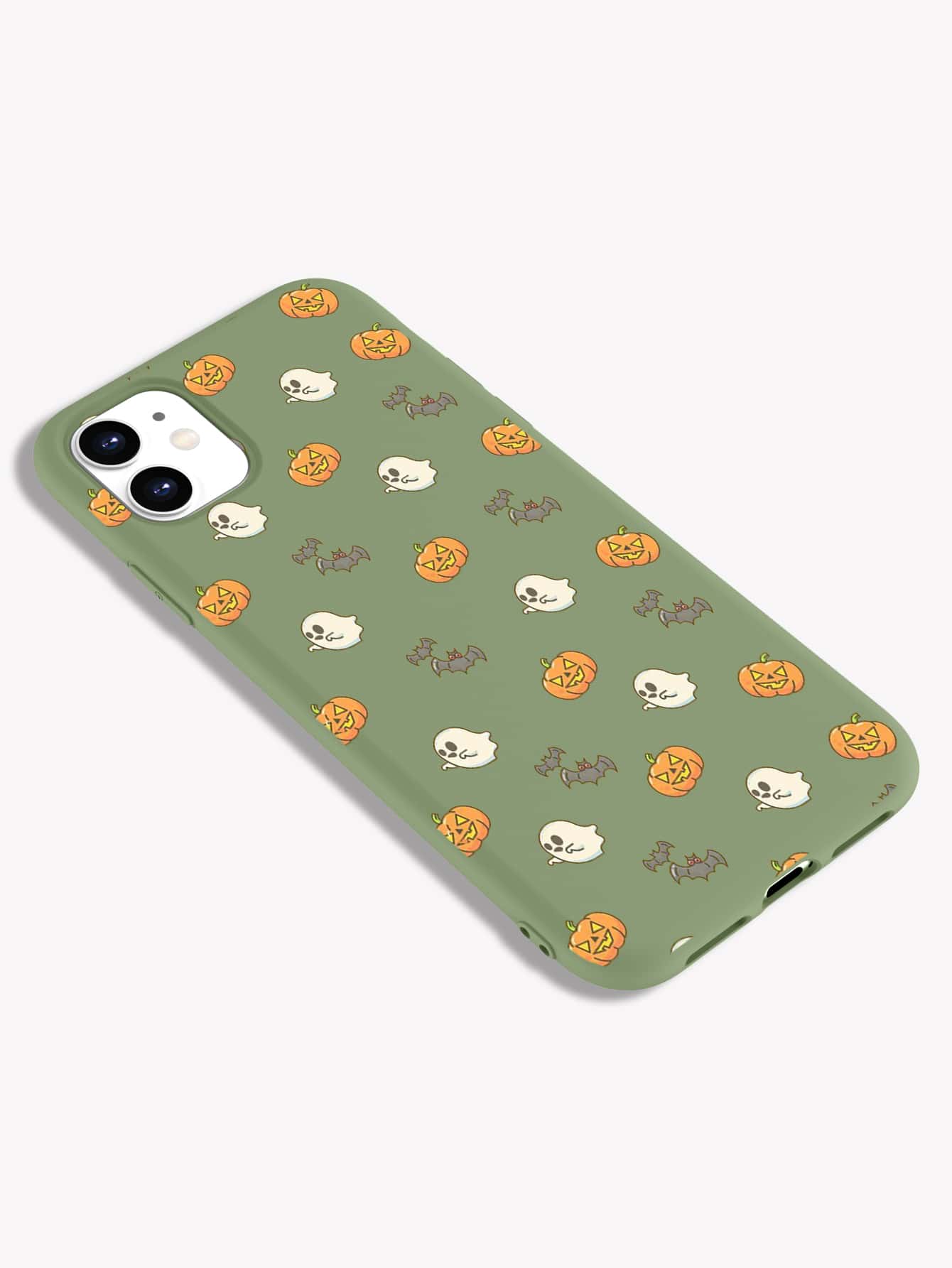 Halloween Cartoon Graphic Phone Case - Multicolor - View 3