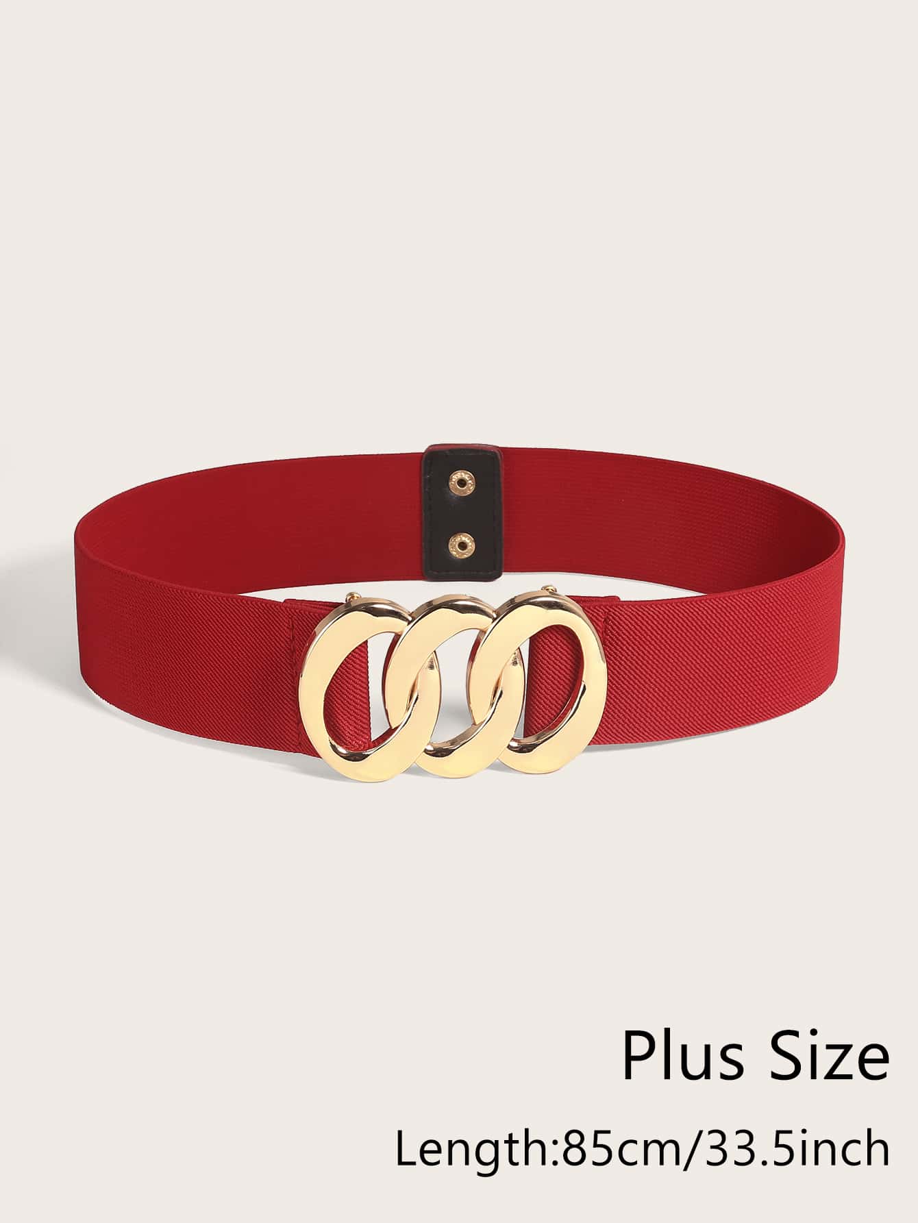 105CM Minimalist Plus Size Corset Belt - Red - View 2