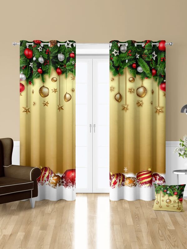 christmas curtains