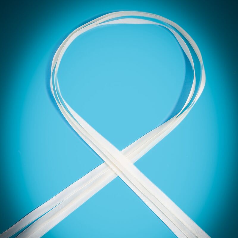 

1pc 2m Minimalist Hair Band, Beige