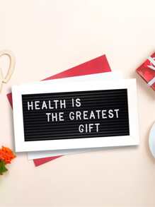 1pc Thư thiết kế trang trí nghệ thuật - Đen và trắng - Xem 1