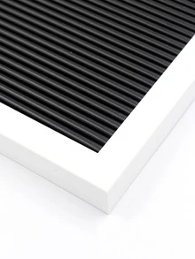 1pc Thư thiết kế trang trí nghệ thuật - Đen và trắng - Xem 5