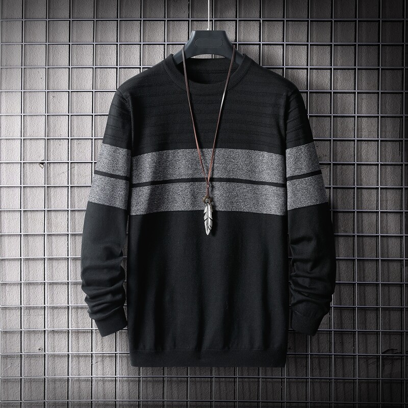 

Guys Colorblock Sweater, Black