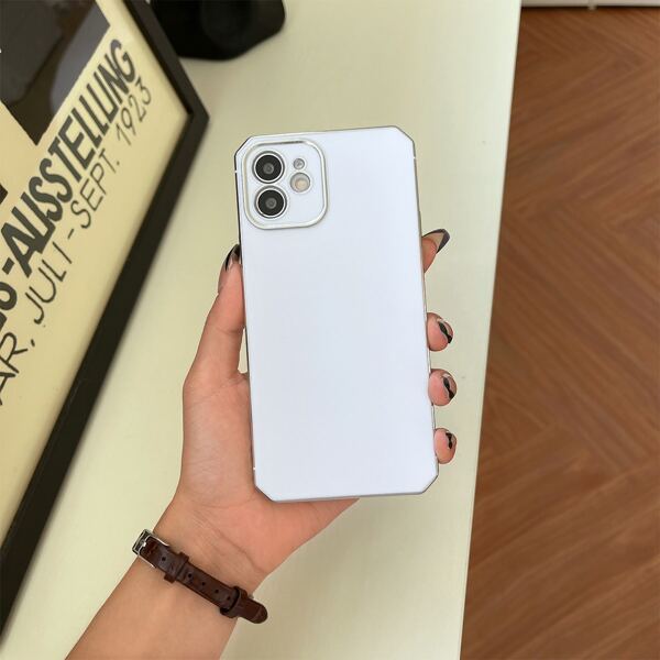 

Plain Phone Case, Silver