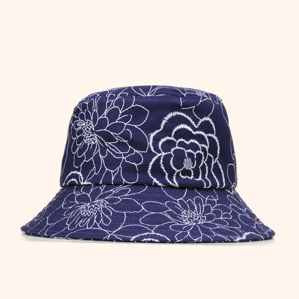 

Flower Pattern Bucket Hat, Multicolor
