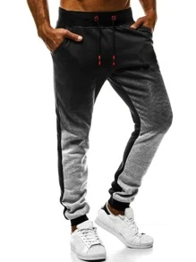 Manfinity LEGND Pantalones deportivos de cintura con cordón de ombré - Multicolor - Ver 1