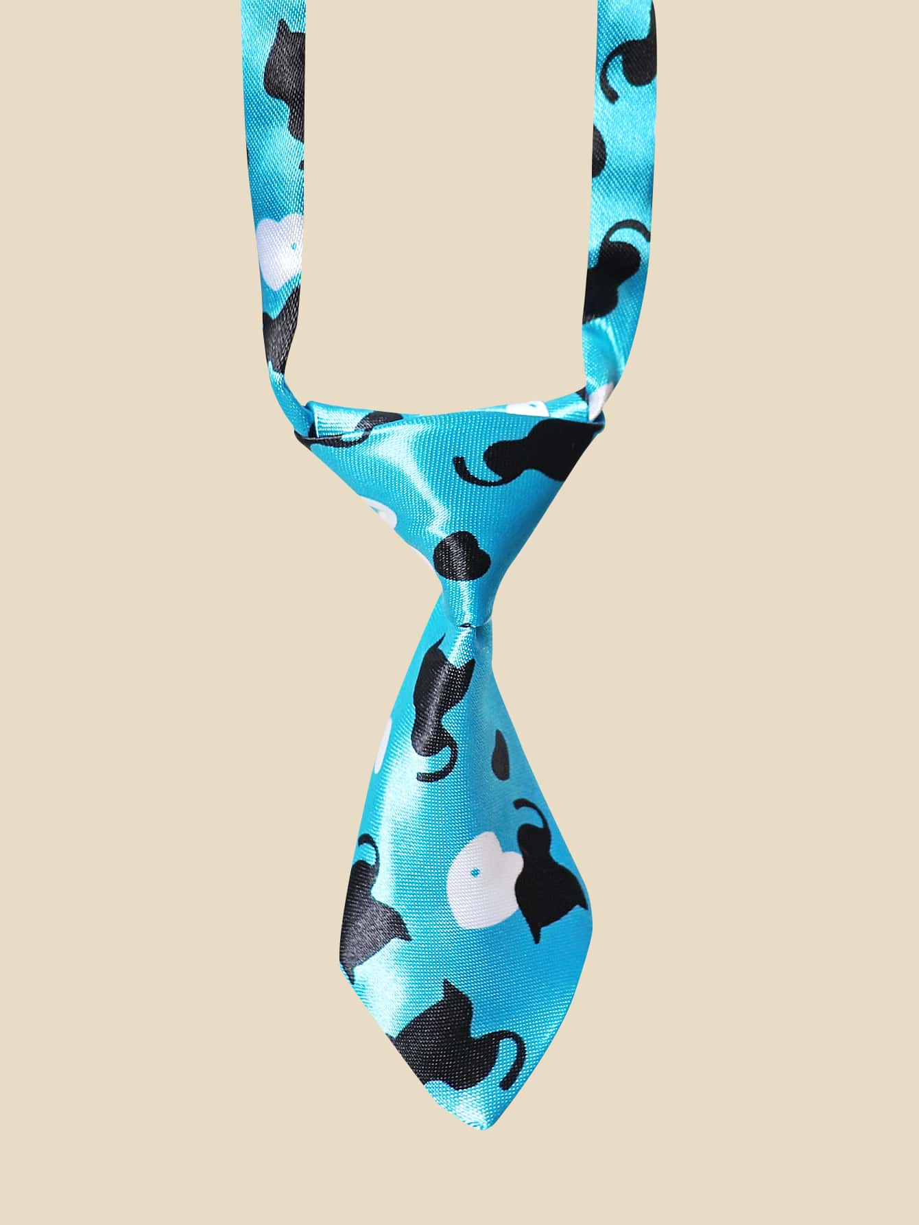 Corbata de mascota con estampado de gato - Multicolor - Ver 1