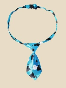 Corbata de mascota con estampado de gato - Multicolor - Ver 2