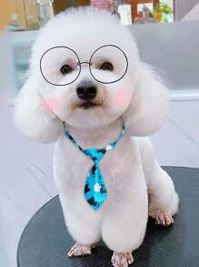 Corbata de mascota con estampado de gato - Multicolor - Ver 4