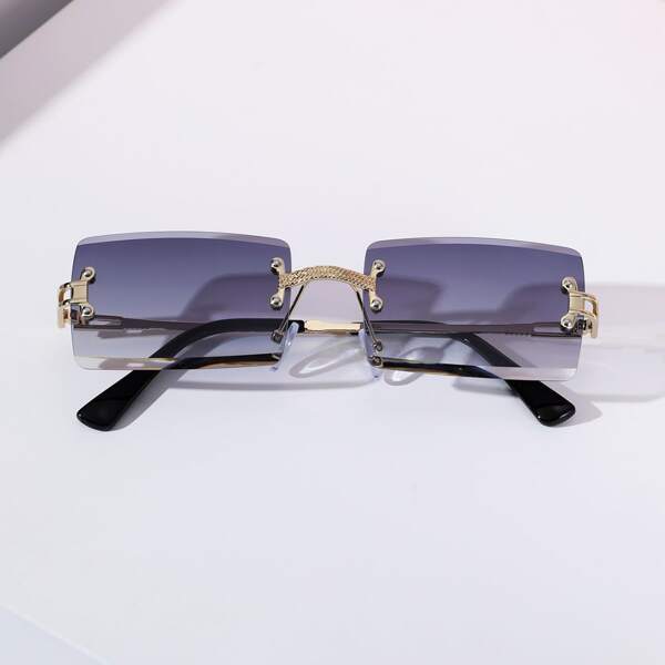 

Tinted Lens Rimless Sunglasses