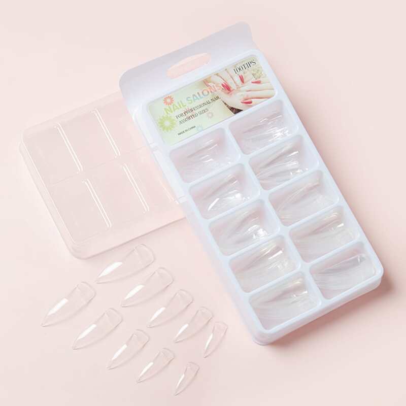 

100pcs Clear Fake Nail