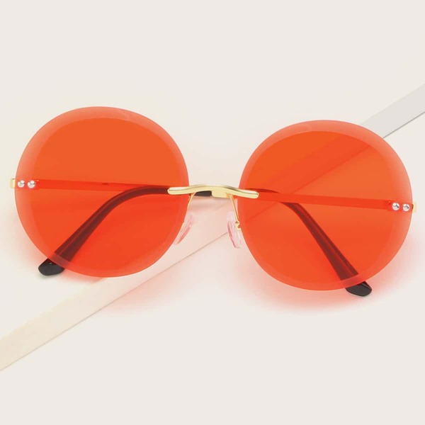 

Rimless Tinted Lens Sunglasses