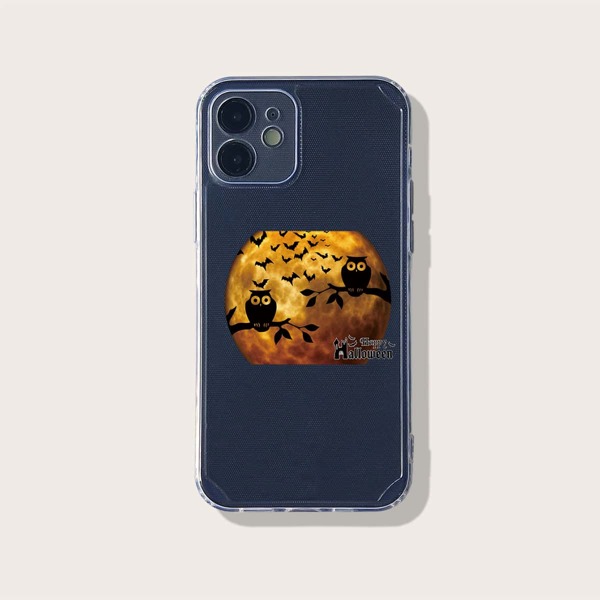 

Halloween Owl Clear Phone Case