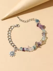 Vòng tay trang trí bằng đá - Nhiều màu - Xem 1